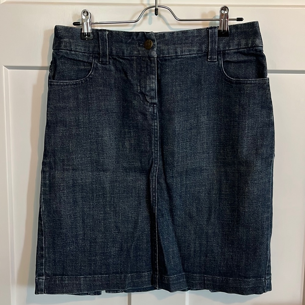 J Crew denim skirt